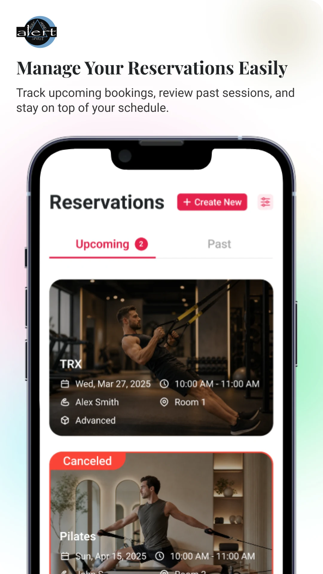 Alert Fitness For All screenshot